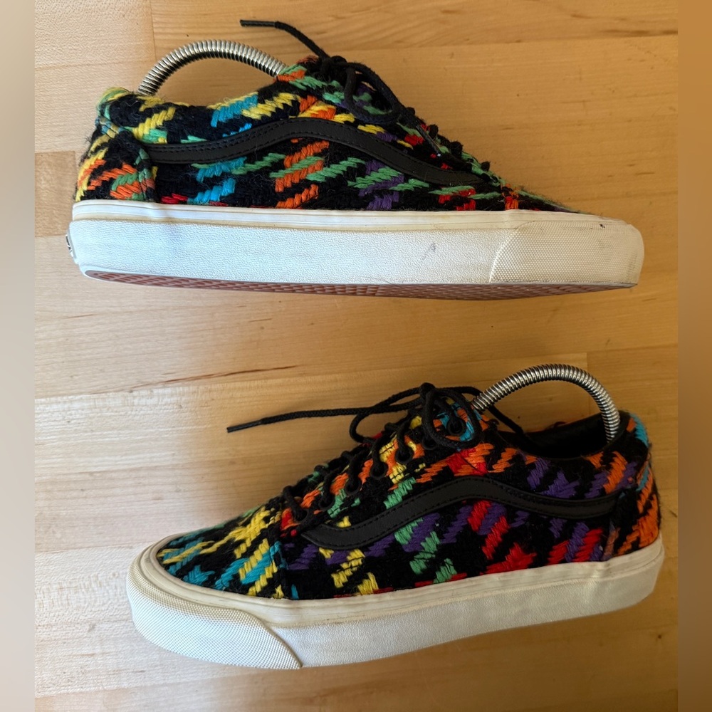 RARE* VANS Old Skool x Barneys New York Tweed Sneakers Sz 8.5 Men’s 10 Women's - Picture 4 of 10